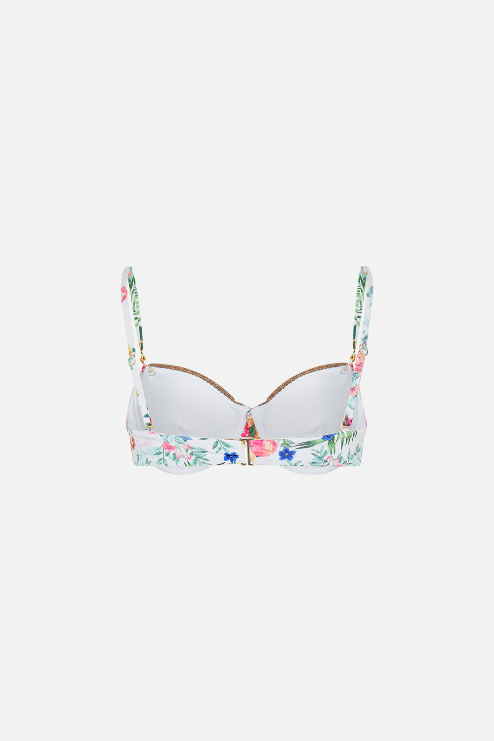 CAMILLA bikini bra in Plumes and Parterres print