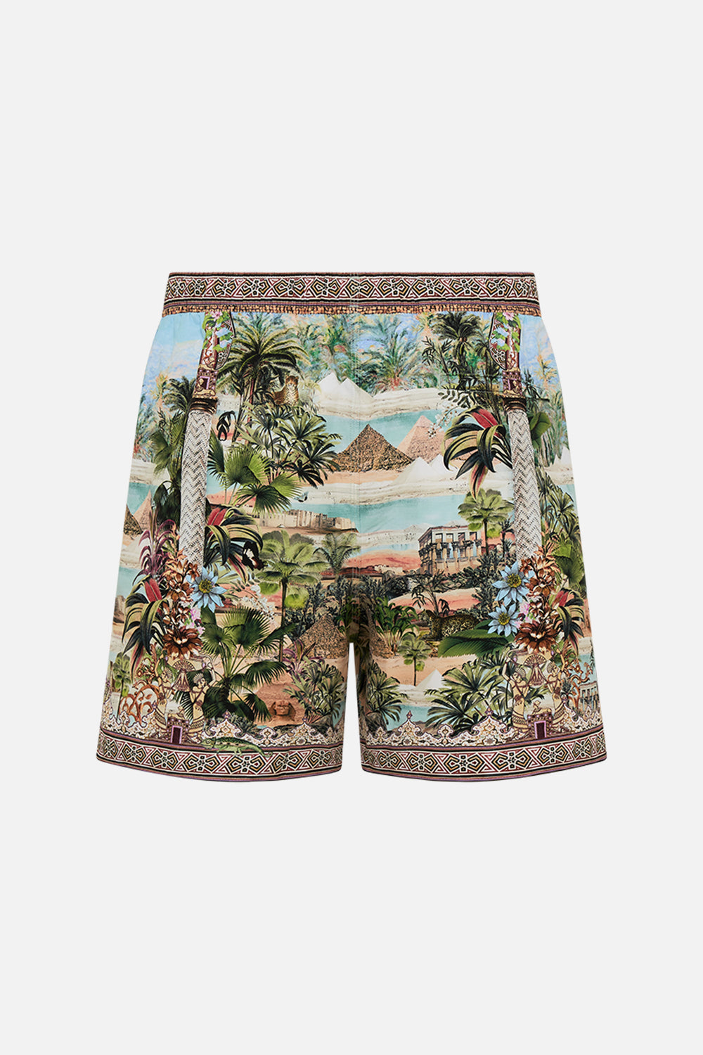 CAMILLA Mid-Length Boardshort in Views of the Valley Print