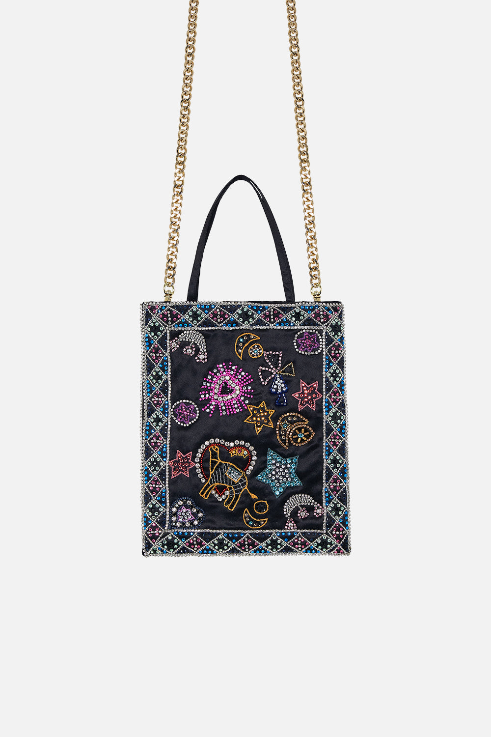 EMBELLISHED MINI TOTE NUBIAN NIGHTS