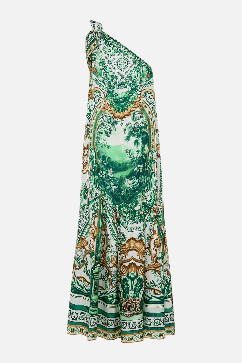 TIE ONE SHOULDER DRESS CORRIDOR OF CALM