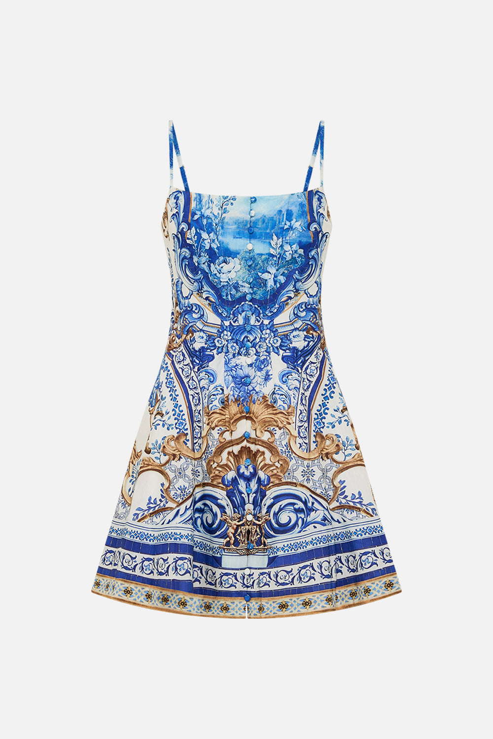 CORSET DRESS WITH SHORT FLARED SKIRT AZUL ADVENTURES