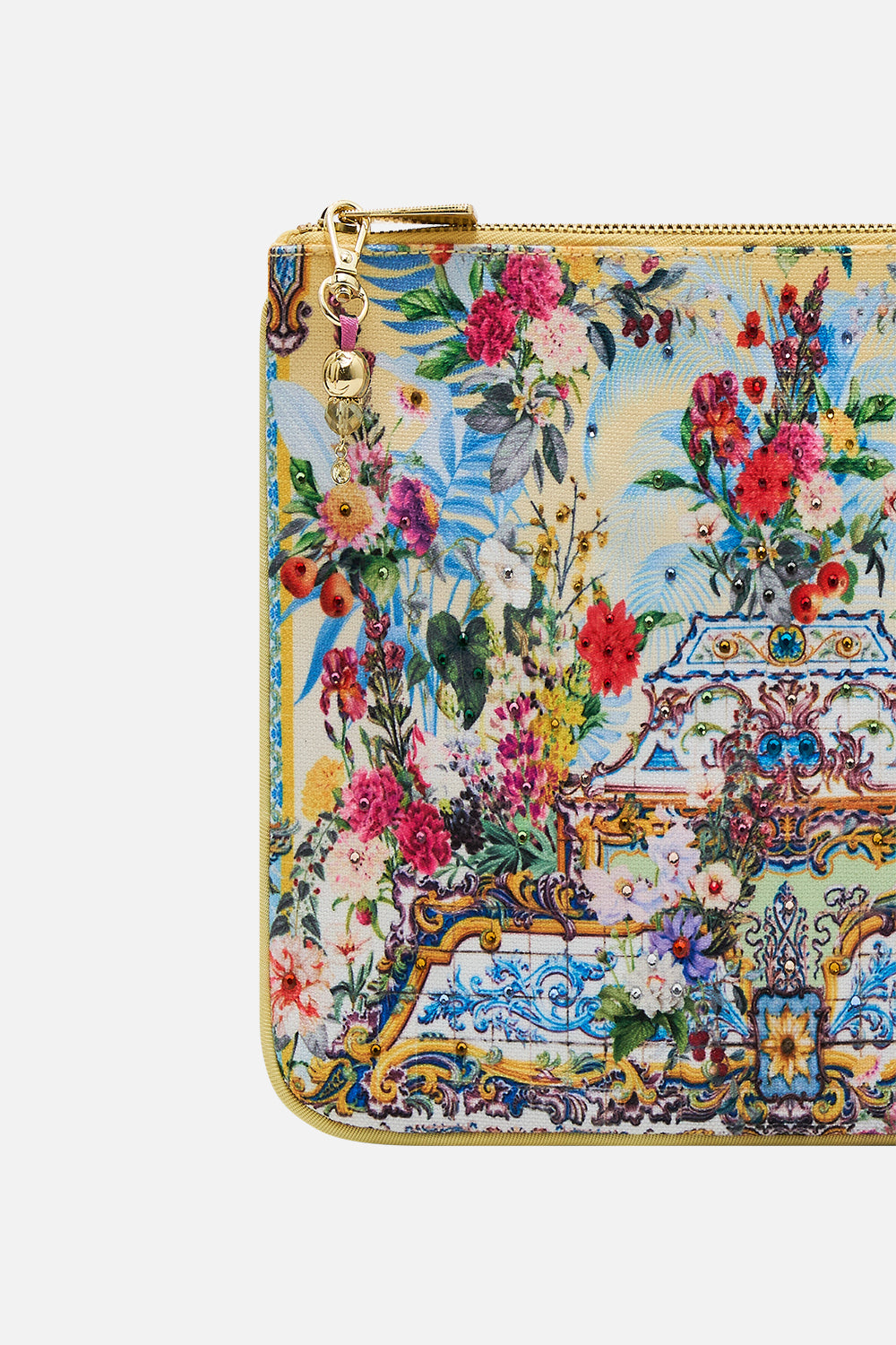 SMALL CANVAS CLUTCH FLOR FANTÁSTICA