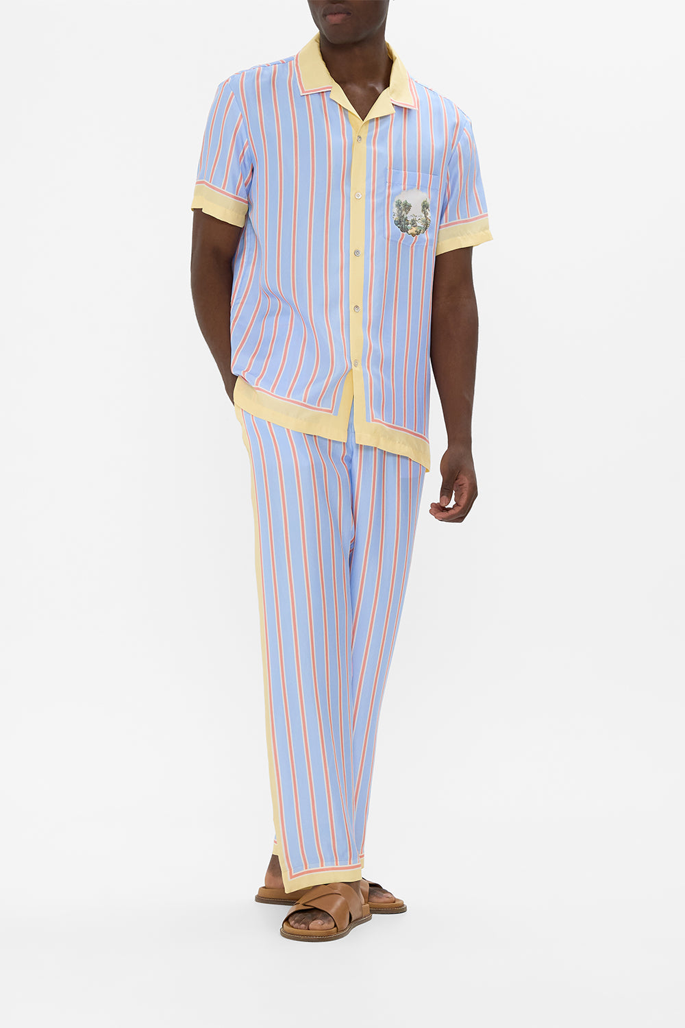 LOUNGE PANT WITH ELASTIC WAIST BOTANICAL BALLADS