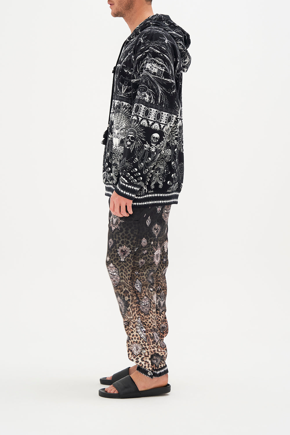 SIDE SNAP ADJUSTABLE TRACKPANT ORDER OF DISORDER