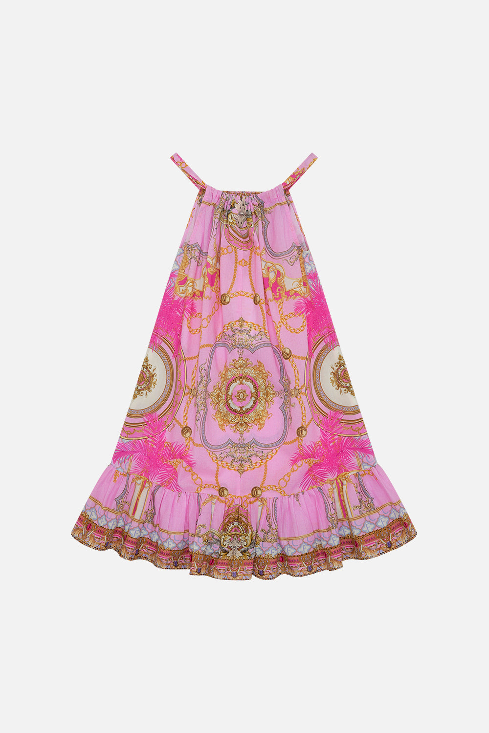 KIDS FRILL HEM TIERED DRESS 4-10 TIPTOE THE TIGHTROPE