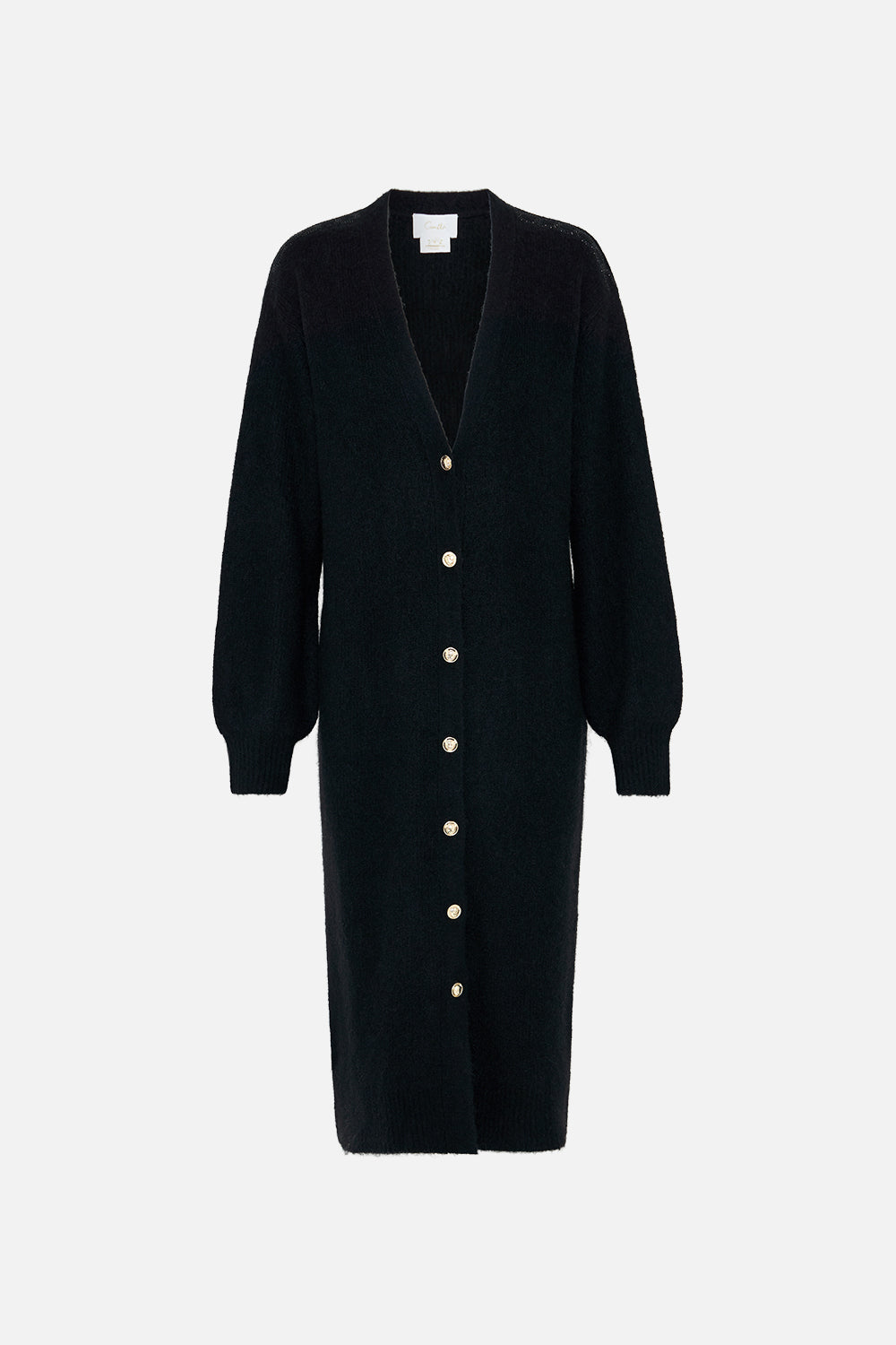 KNIT LONG COCOON CARDIGAN LIONS MANE