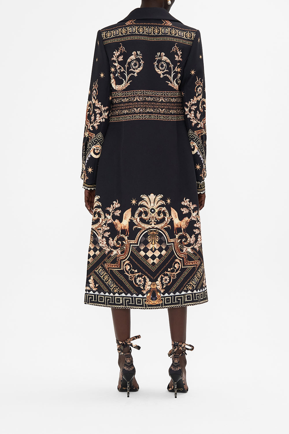 LONG BUTTON FRONT COAT DUOMO DYNASTY