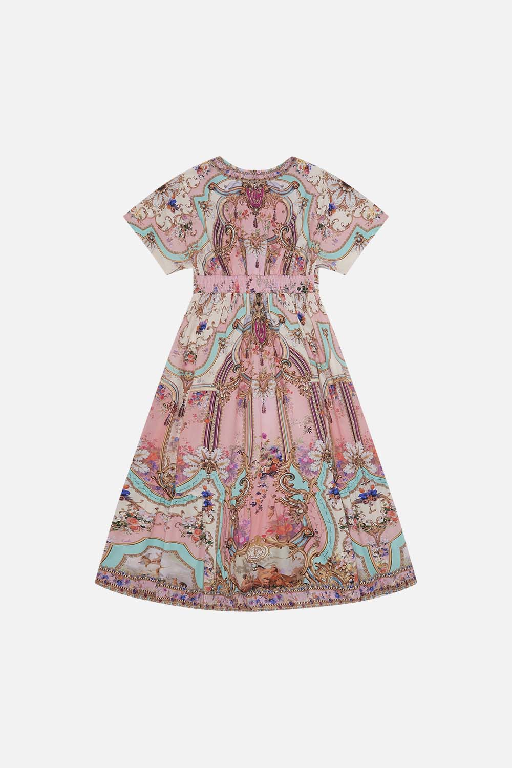 KIDS RELAXED SHIRRED WAIST DRESS 4-10 LETTERS FROM THE PINK ROOM