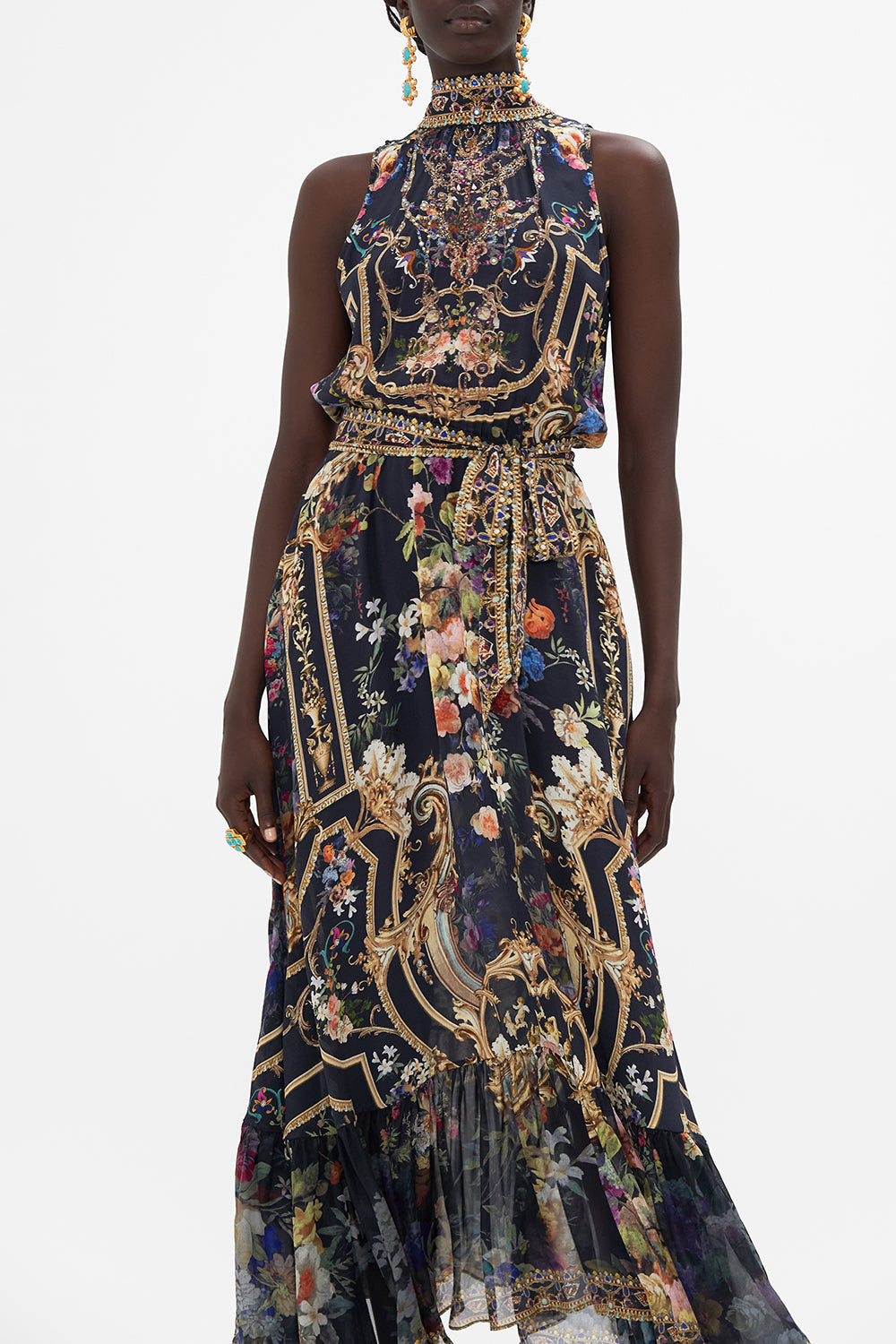 NECKTIE DRESS WITH ELASTICATED WAIST PLAY YOUR CARDS RIGHT