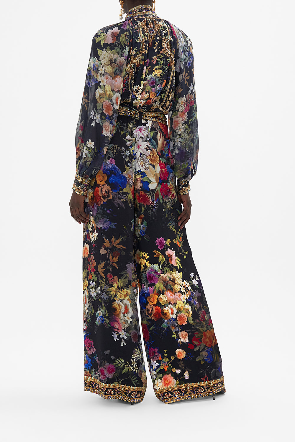 SCARF BELT WIDE LEG PANT PLAY YOUR CARDS RIGHT