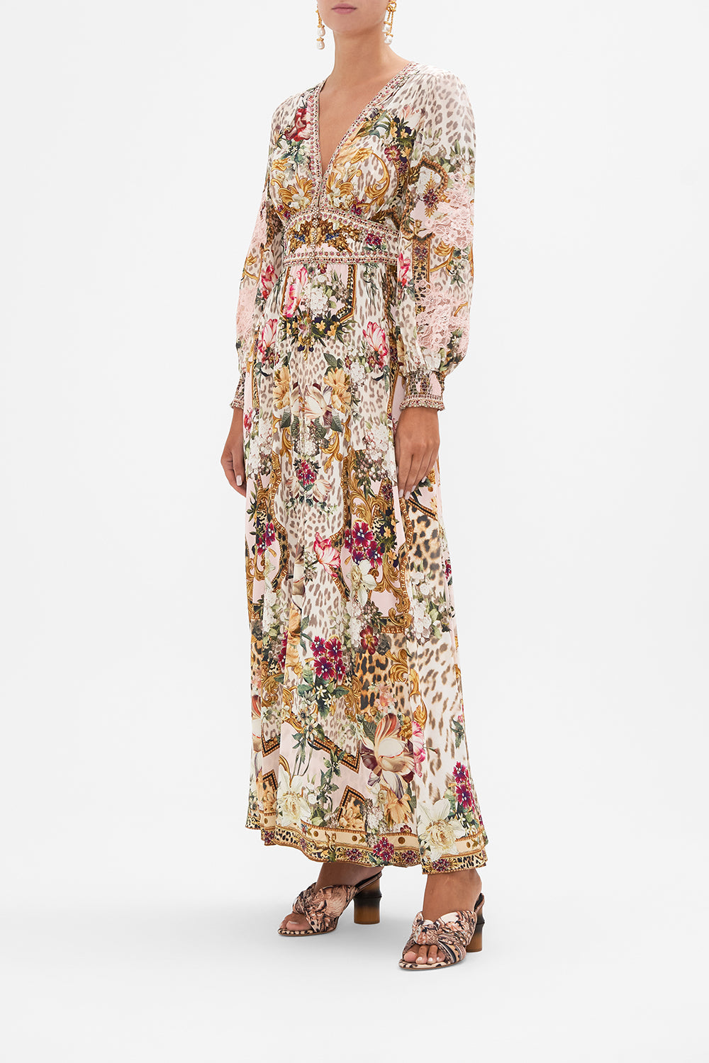 BUTTON DRESS WITH SHAPED WAISTBAND BAMBINO BLISS