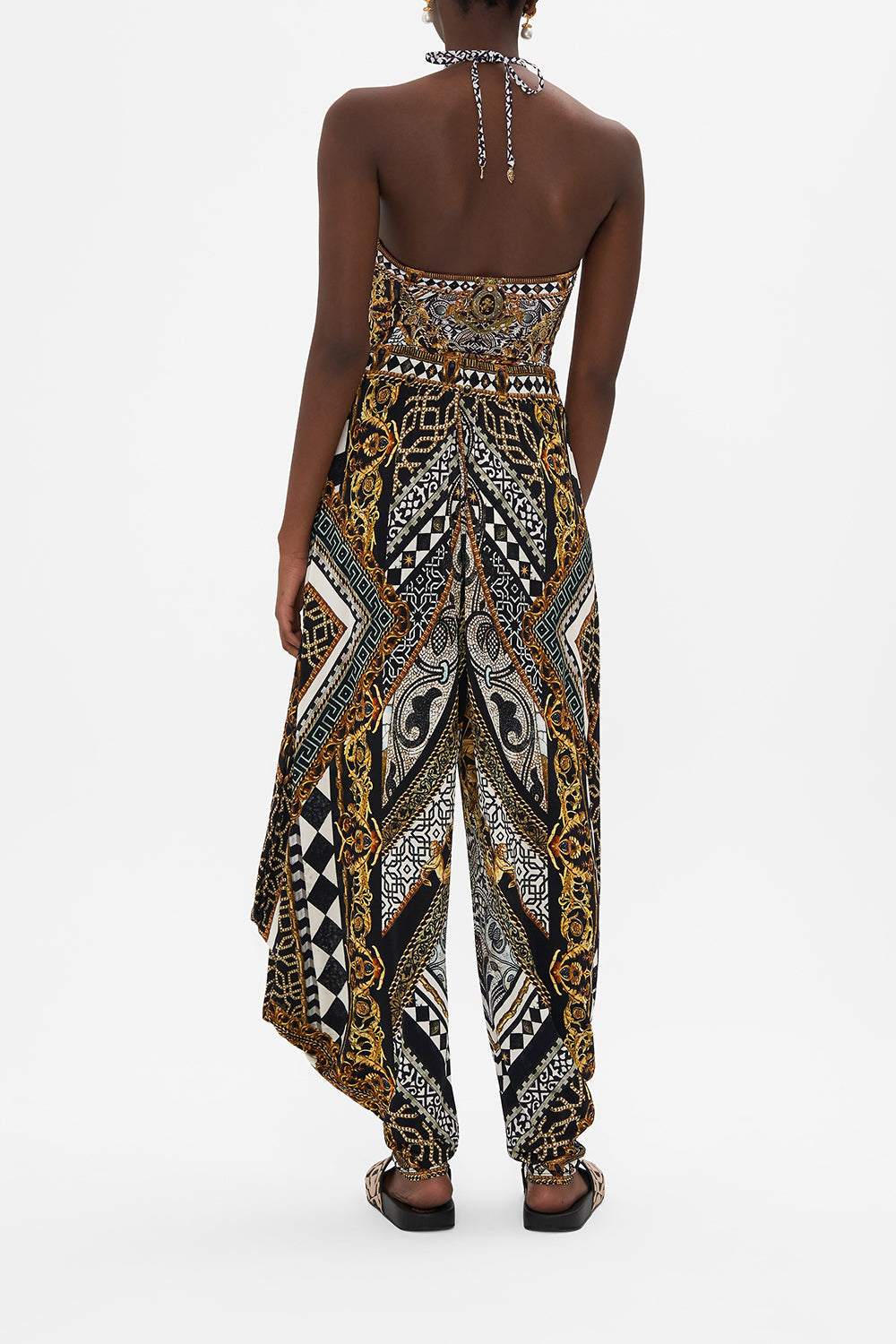 JERSEY DRAPE PANT WITH POCKET LOOK UP TESORO