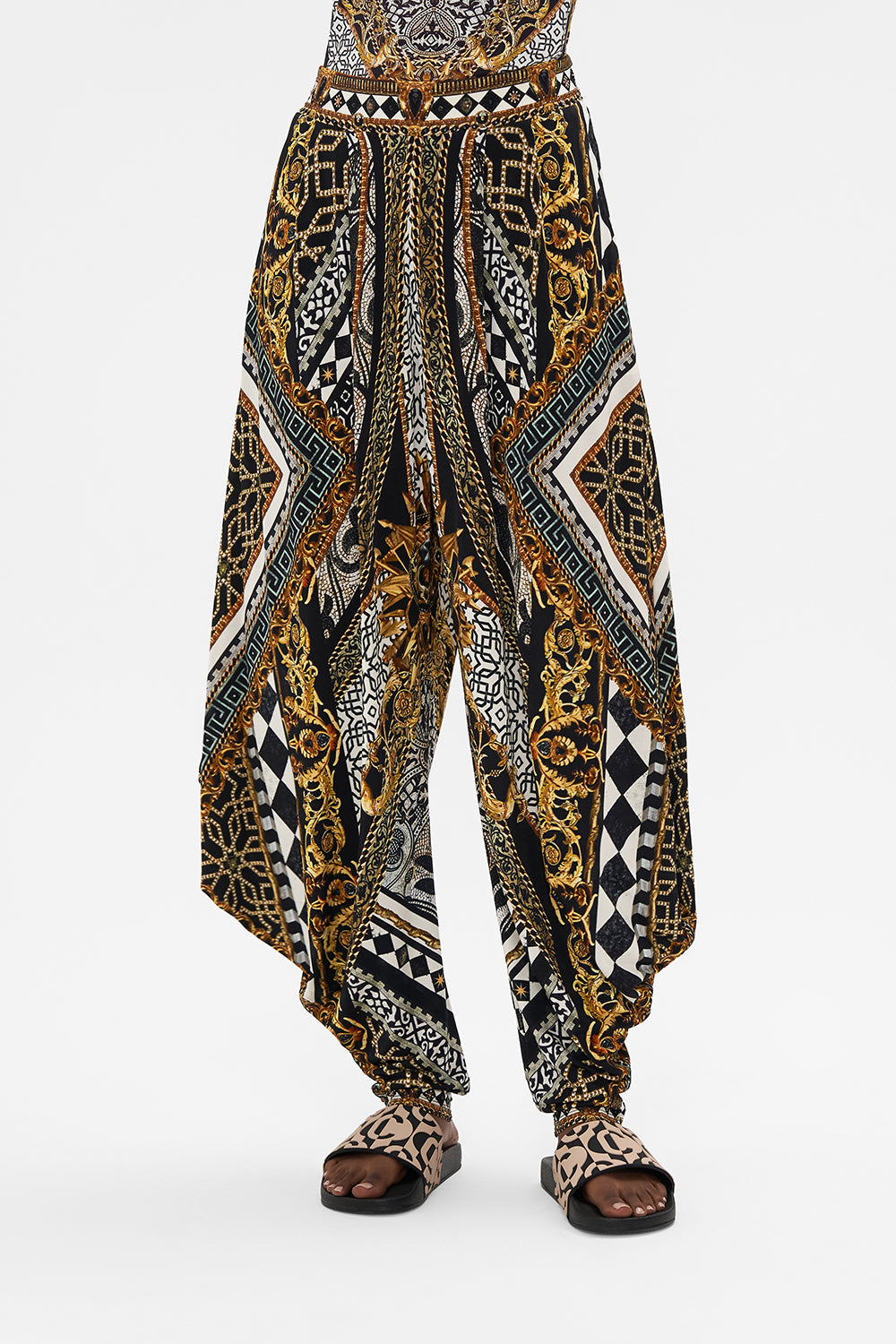 JERSEY DRAPE PANT WITH POCKET LOOK UP TESORO