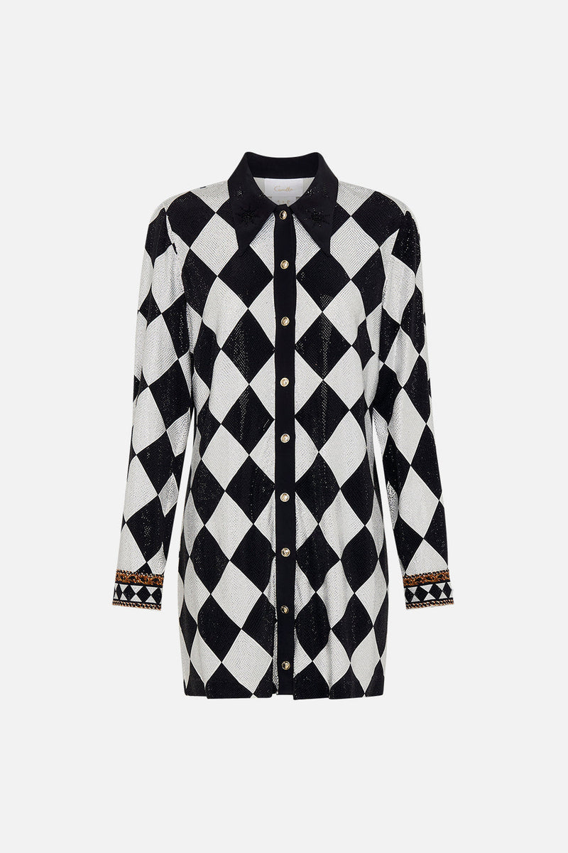 LONG BUTTON FRONT COAT DUOMO DYNASTY