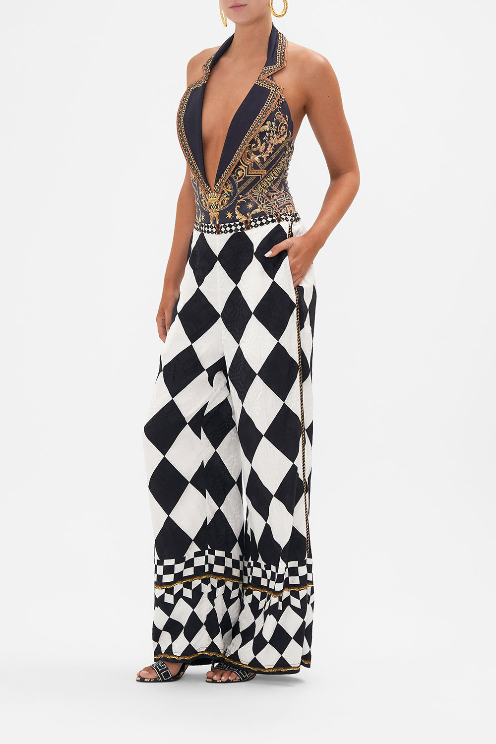 MINIMAL WIDE LEG PANT DUOMO DYNASTY