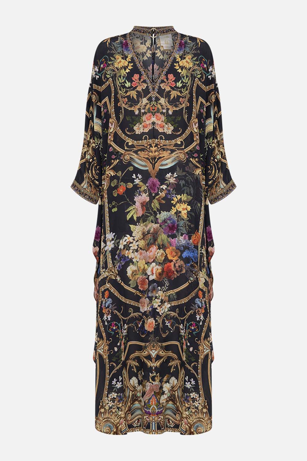 KAFTAN WITH HIGH COLLAR STAND PLAY YOUR CARDS RIGHT