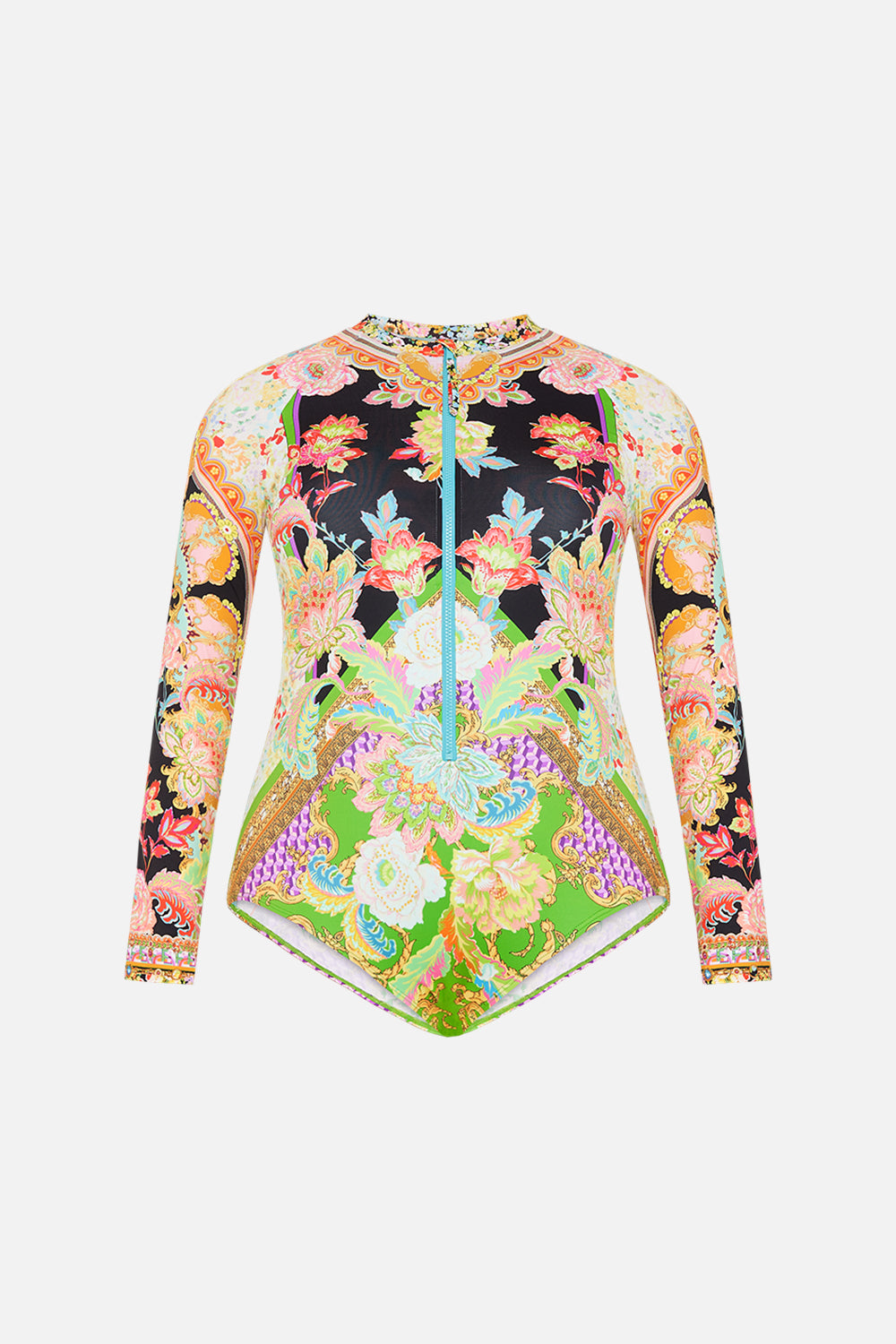 ZIP FRONT PADDLE SUIT SUNDOWNERS IN SICILY