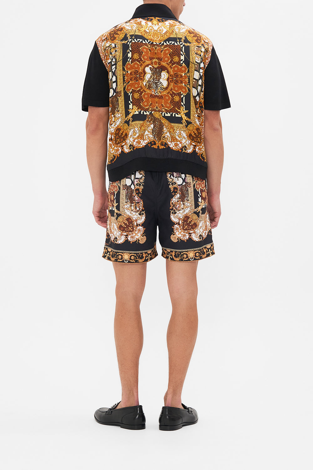 MEN'S KNIT SLEEVE SILK SHIRT FEELING FRESCO