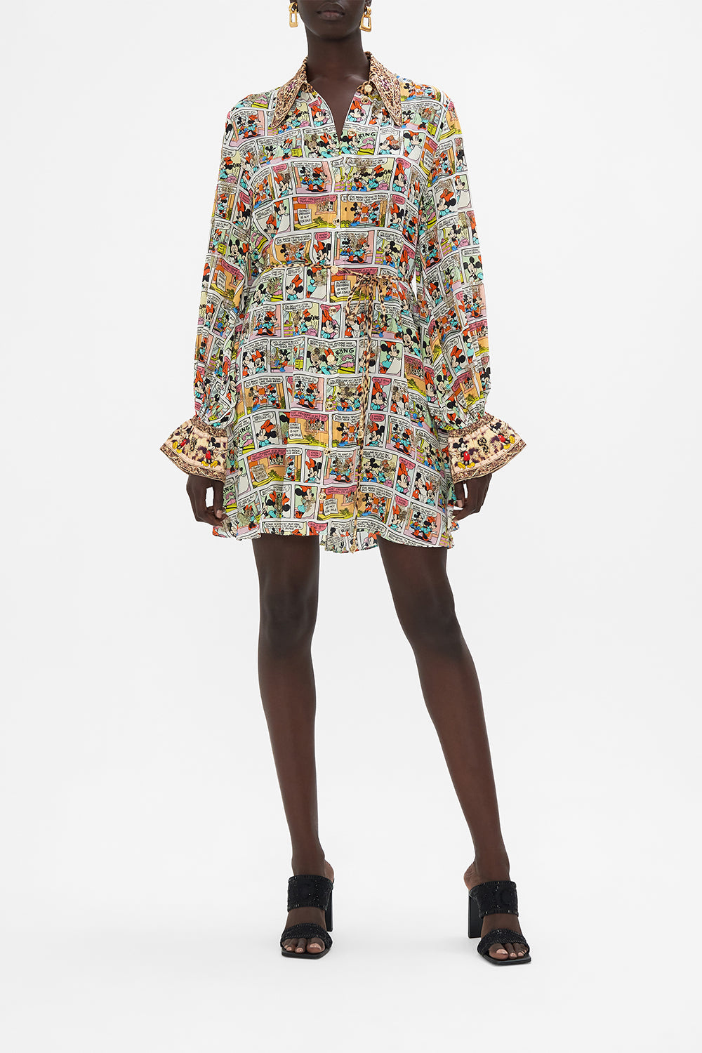 SHIFT SHIRT DRESS A TRIP DOWN THE COMIC STRIP