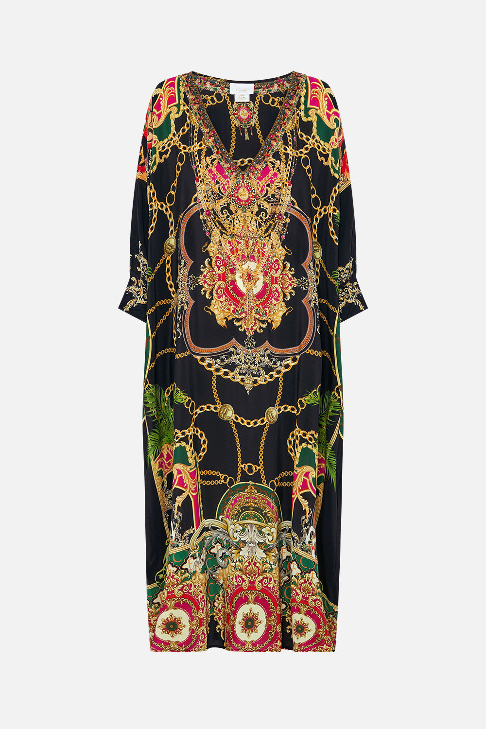 MIDI KAFTAN WITH CUFF JEALOUSY AND JEWELS