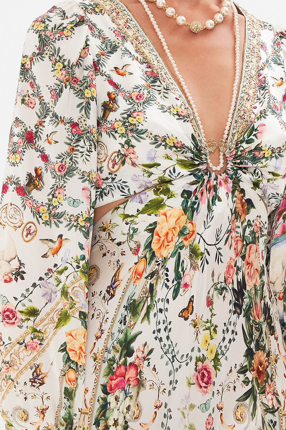 U-RING CUT OUT DRESS RENAISSANCE ROMANCE