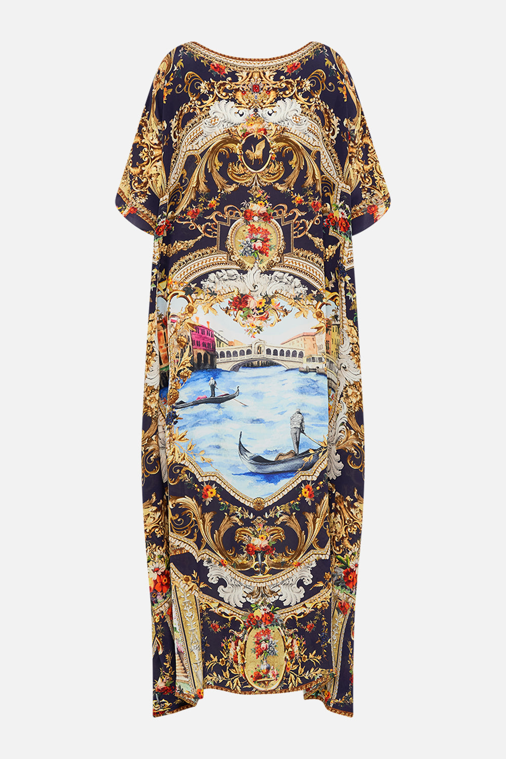ROUND NECK KAFTAN VENICE VIGNETTE