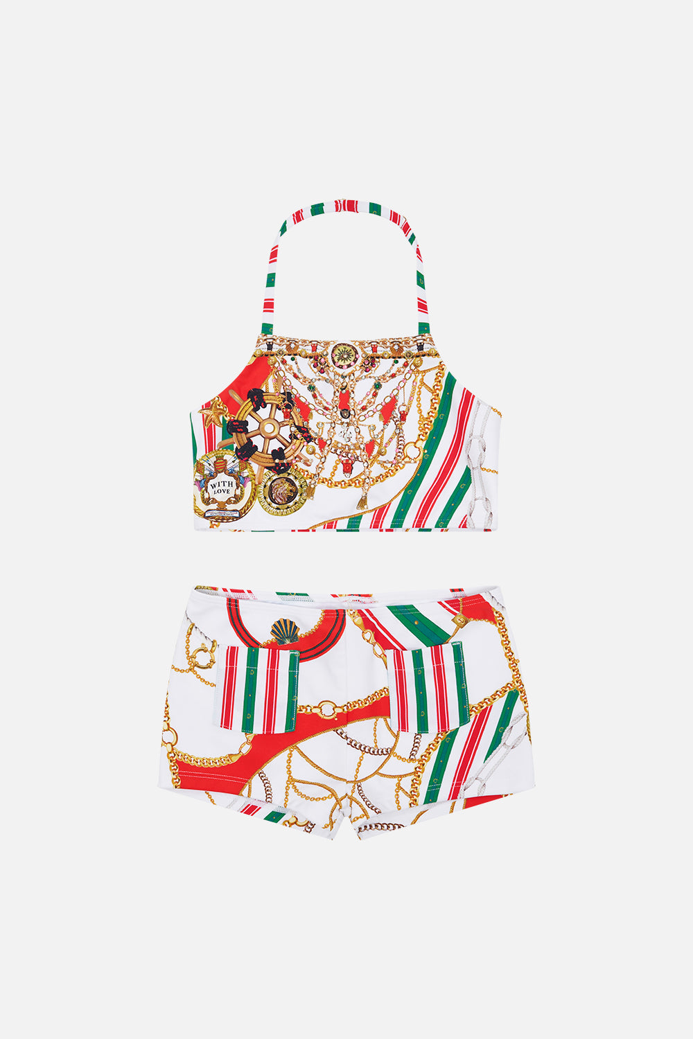 Product view of Milla By CAMILLA kids bikini in Saluti Summertime print