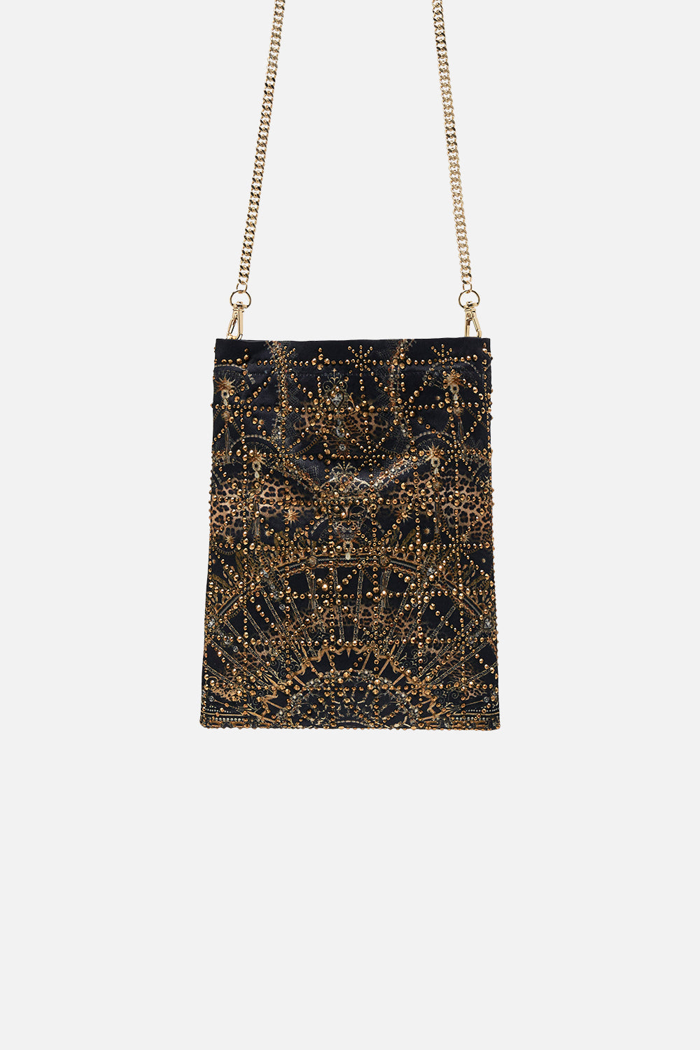 Product view of CAMILLA designer mini tite bag in Masked At Moonlight print