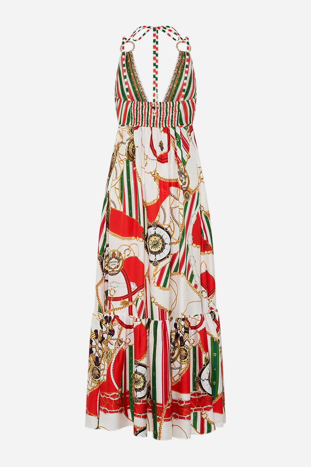 TIERED DRESS WITH HARDWARE SALUTI SUMMERTIME