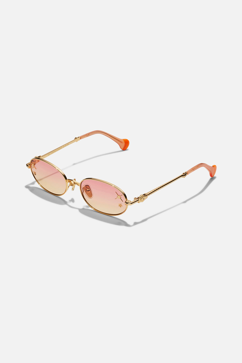 Day Tripper Sunglasses ombre sunglasses with gold frame by CAMILLA