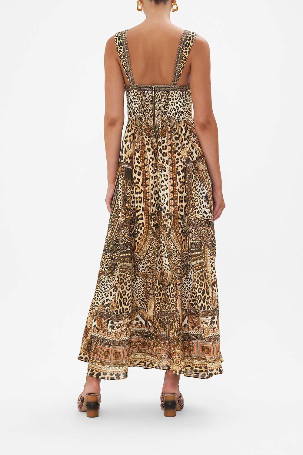 EYELET BUSTIER DRESS STANDING OVATION