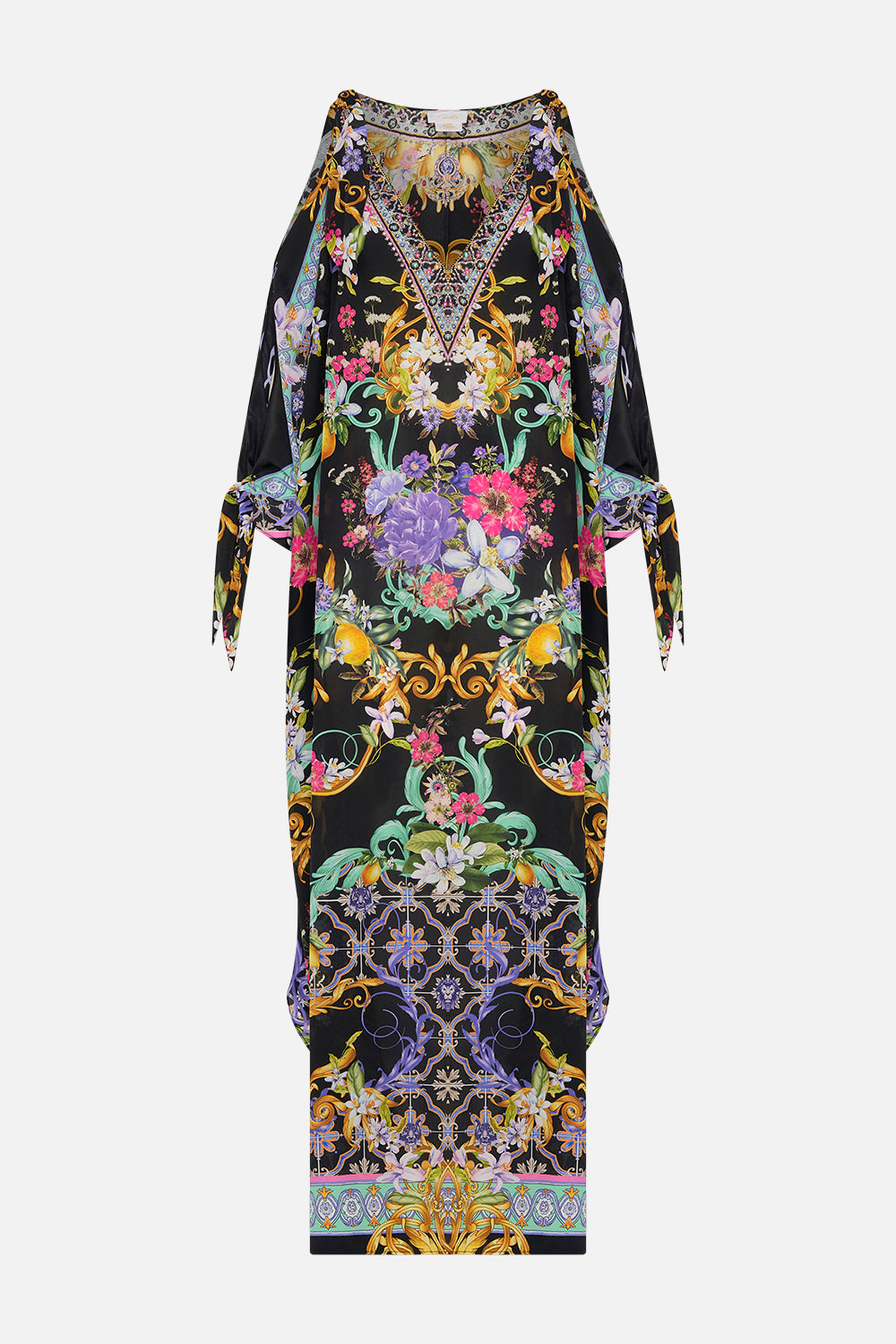 SCARF TIE KAFTAN MEET ME IN MARCHESA