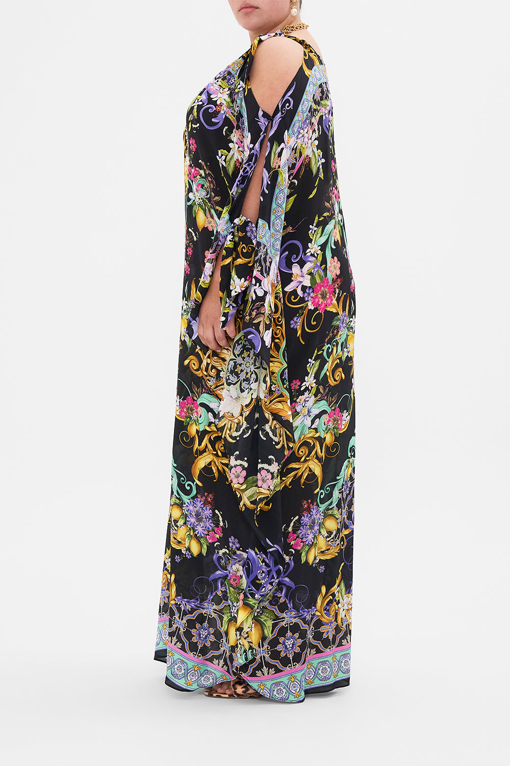SCARF TIE KAFTAN MEET ME IN MARCHESA