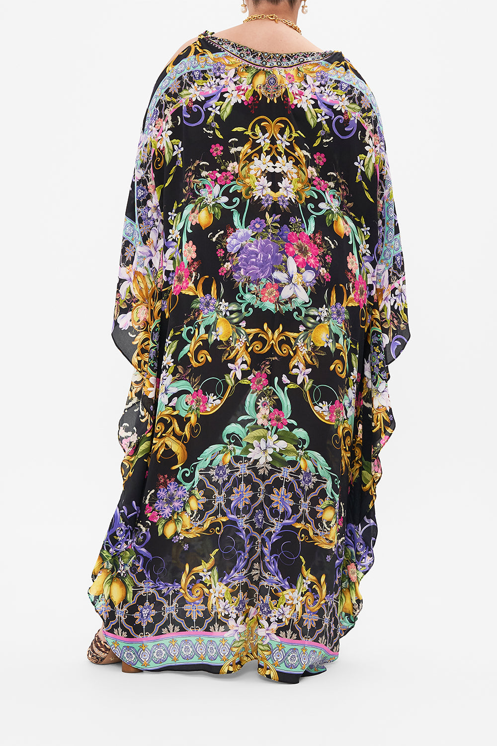 SCARF TIE KAFTAN MEET ME IN MARCHESA