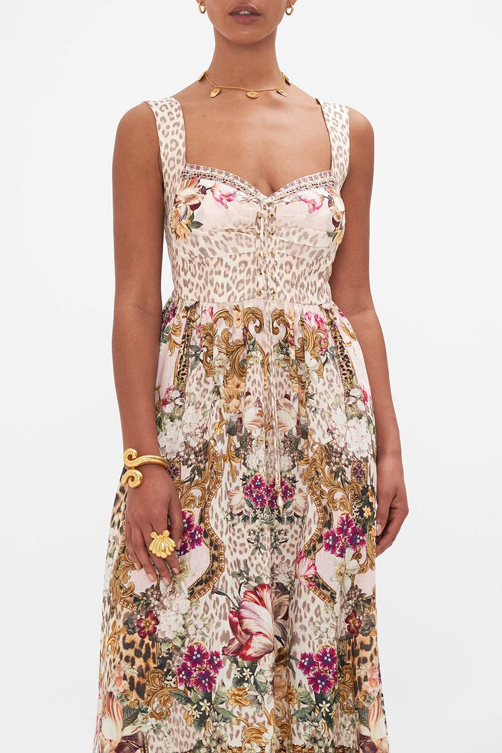 EYELET BUSTIER DRESS BAMBINO BLISS