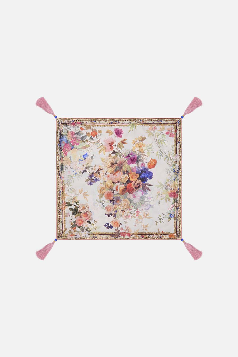 SMALL SQUARE CUSHION LETTERS FROM THE PINK ROOM