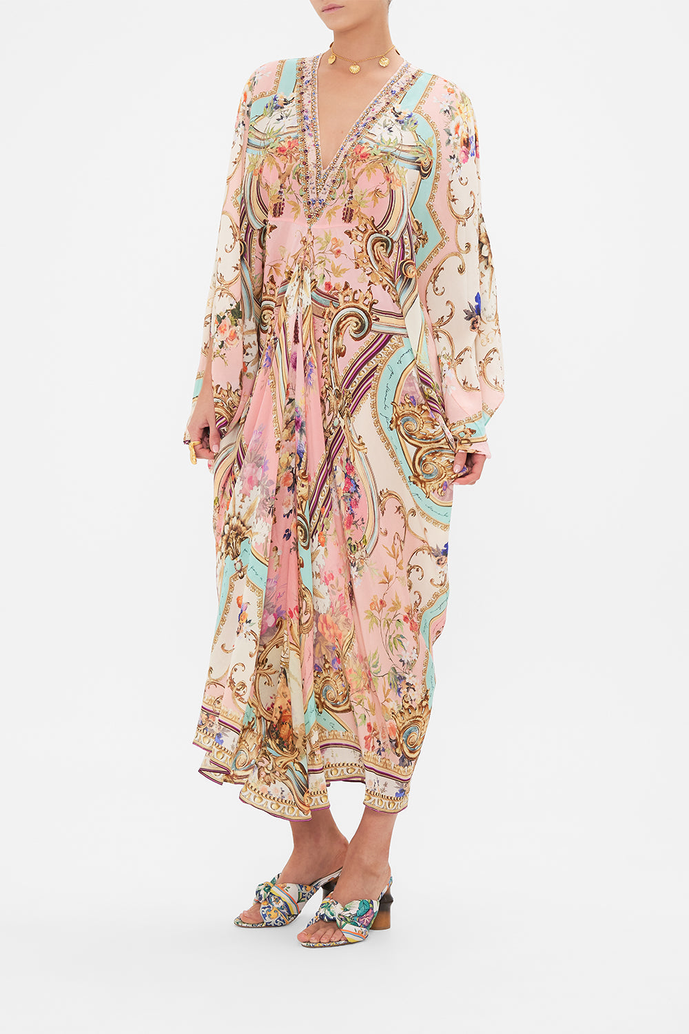 T SHAPE LONG KAFTAN LETTERS FROM THE PINK ROOM