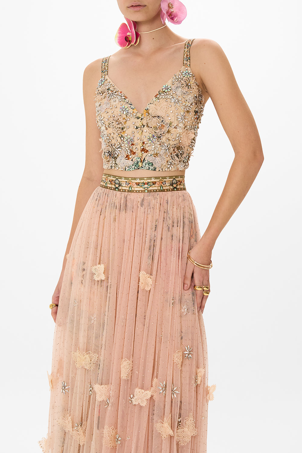 Camilla bralette in Rose Garden Revolution print