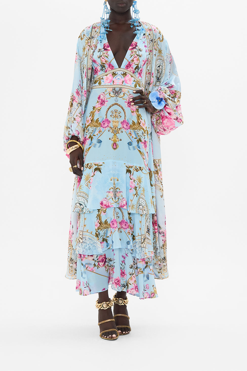 CAMILLA floral print dress in Down The Garden Path print