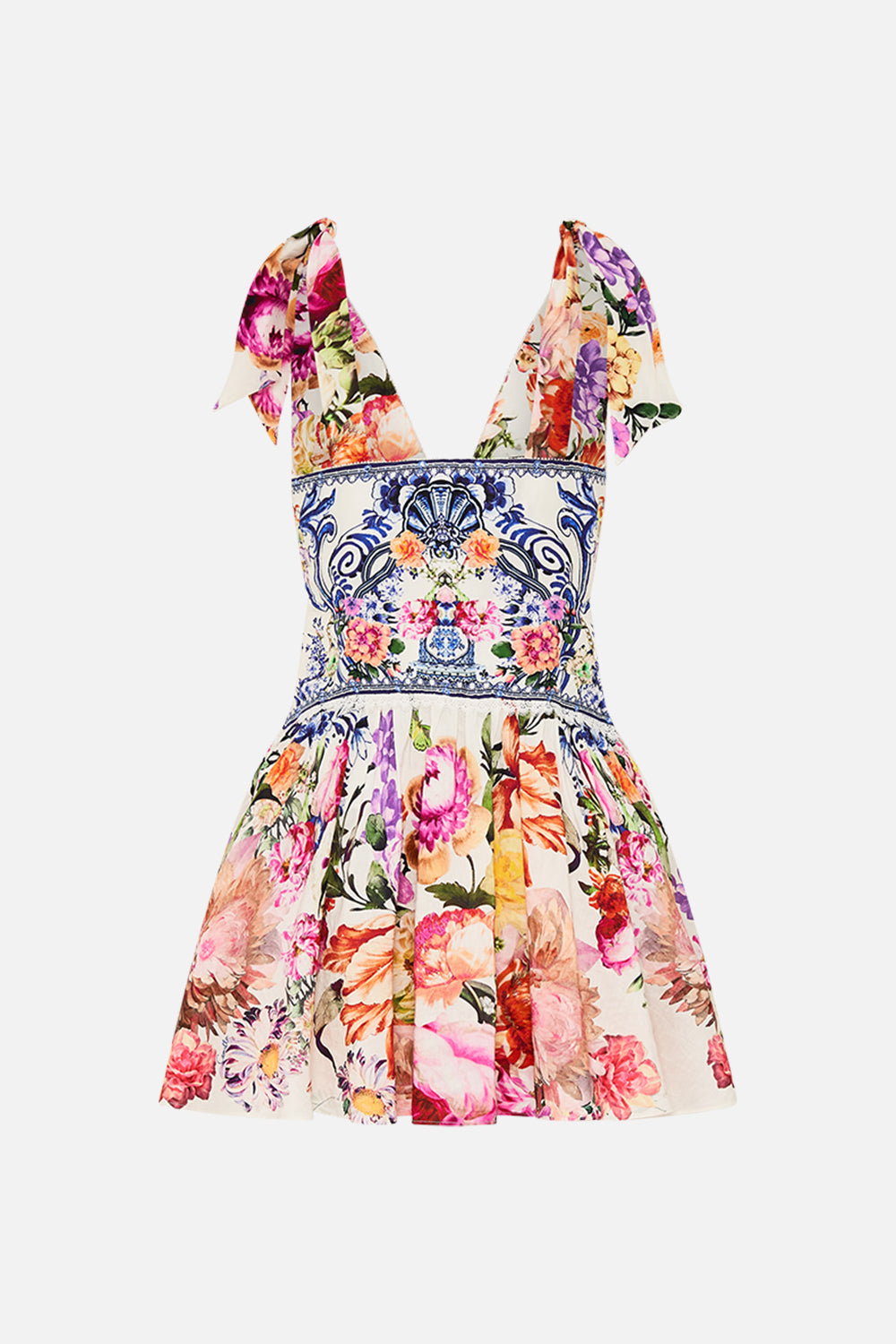 TIE SHOULDER SHORT DRESS DUTCH IS LIFE