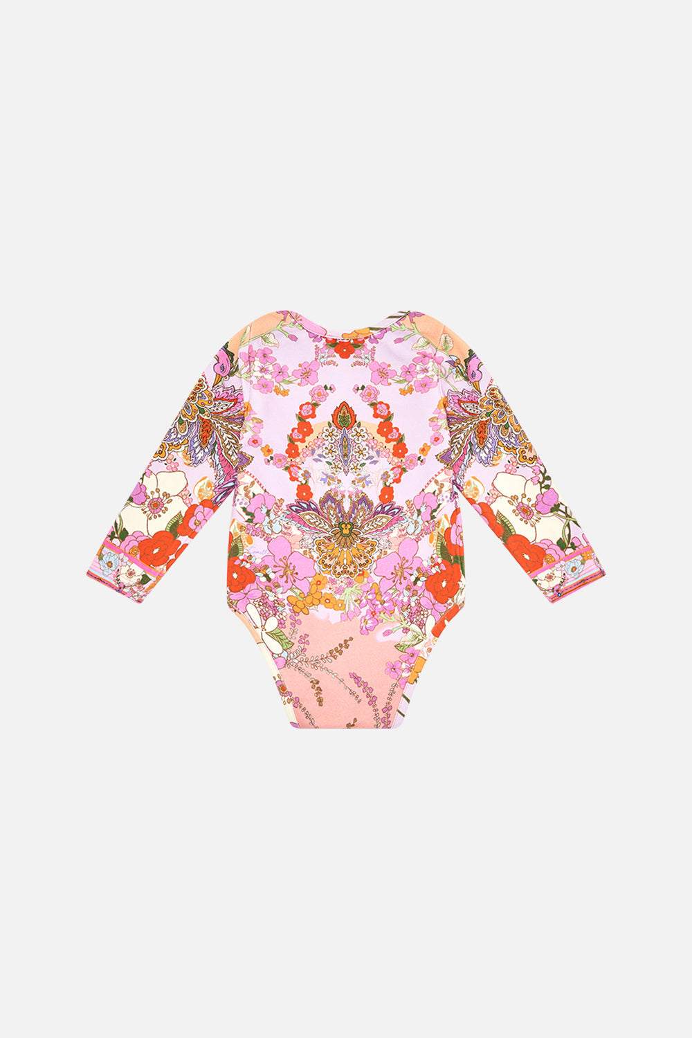 Milla by CAMILLA pink floral print babies bodysuit in Clever Clogs print