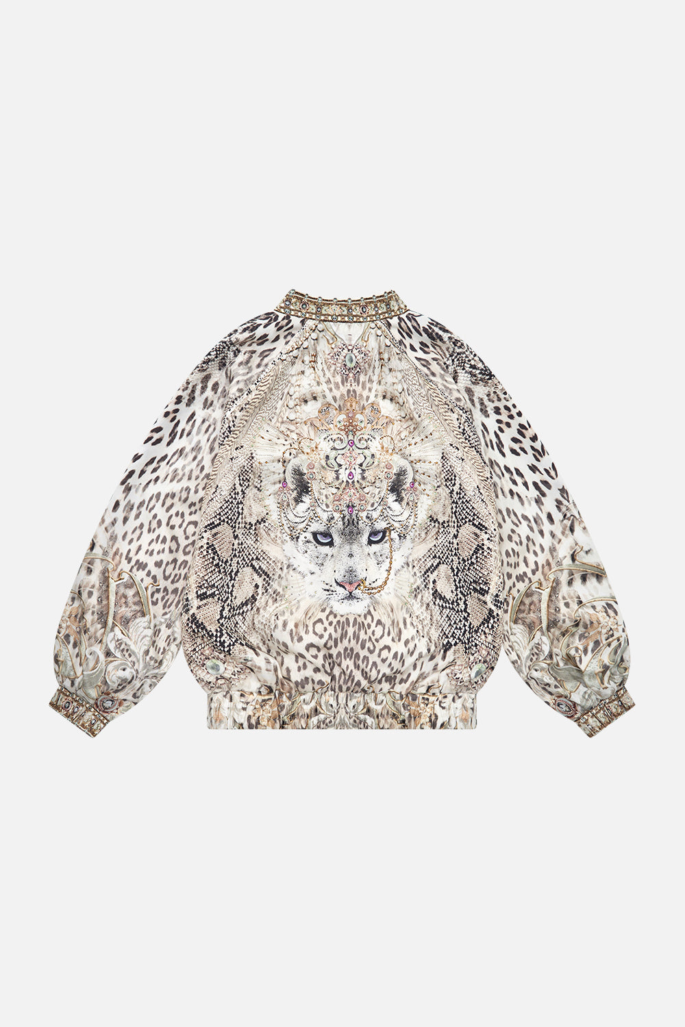 Milla By CAMILLA kids bomber jacket in Looking Glass Houses print
