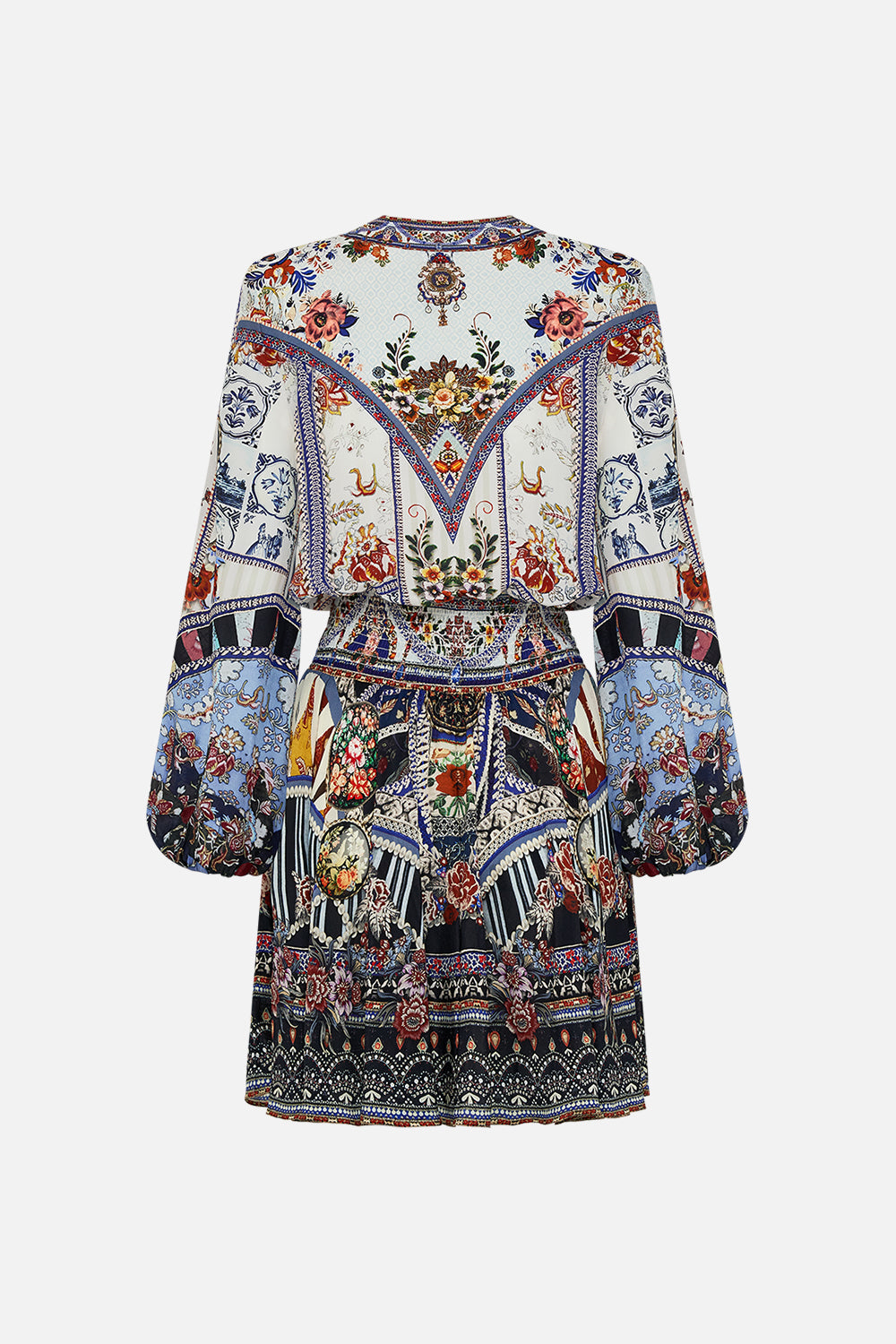 CAMILLA mini dress in My Folk Art Heart print