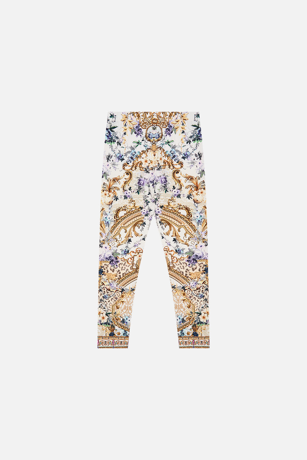 Product view of Milla By CAMILLA kids leggings in Palazzo playdate print