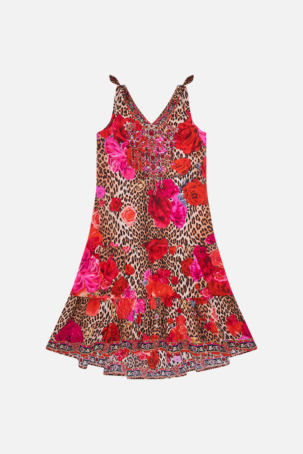 Milla by CAMILLA girls dress with bows in Heart Like A Wildflower print