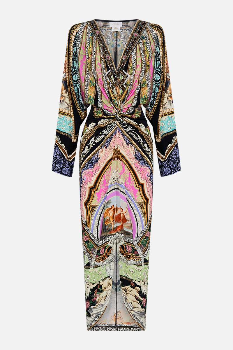 Camilladress Side Drawstring Split Bodycon Tank Dress