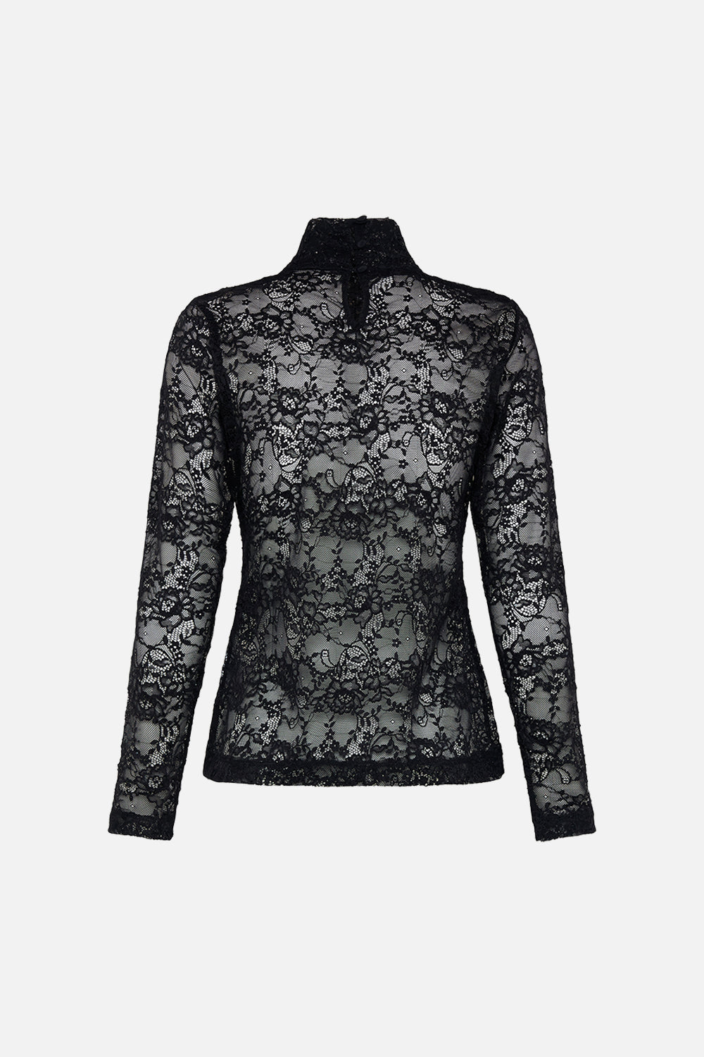LACE TURTLENECK RESERVATION FOR LOVE