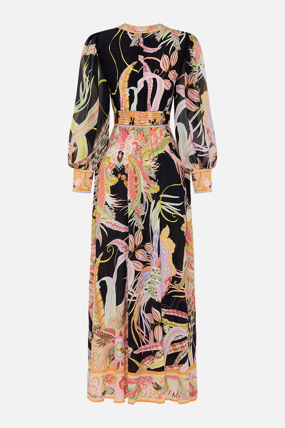 CAMILLA designer silk dress in Lady Of The Moon print