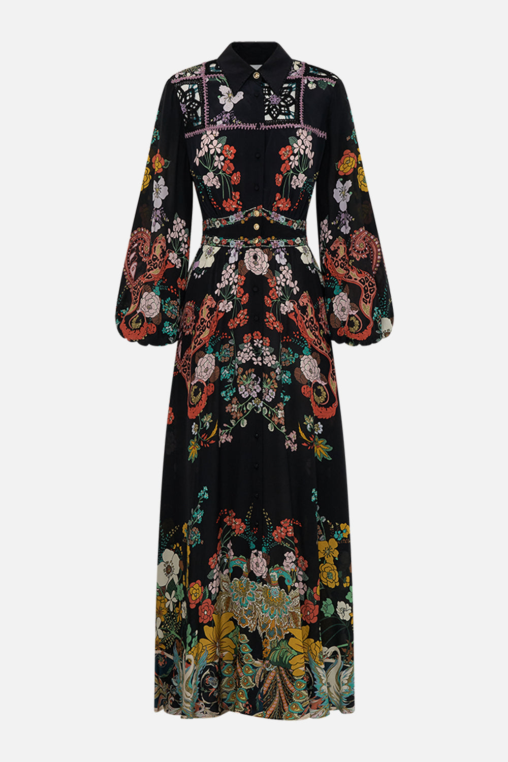 CAMILLA maxi dress in We Wore Folklore print