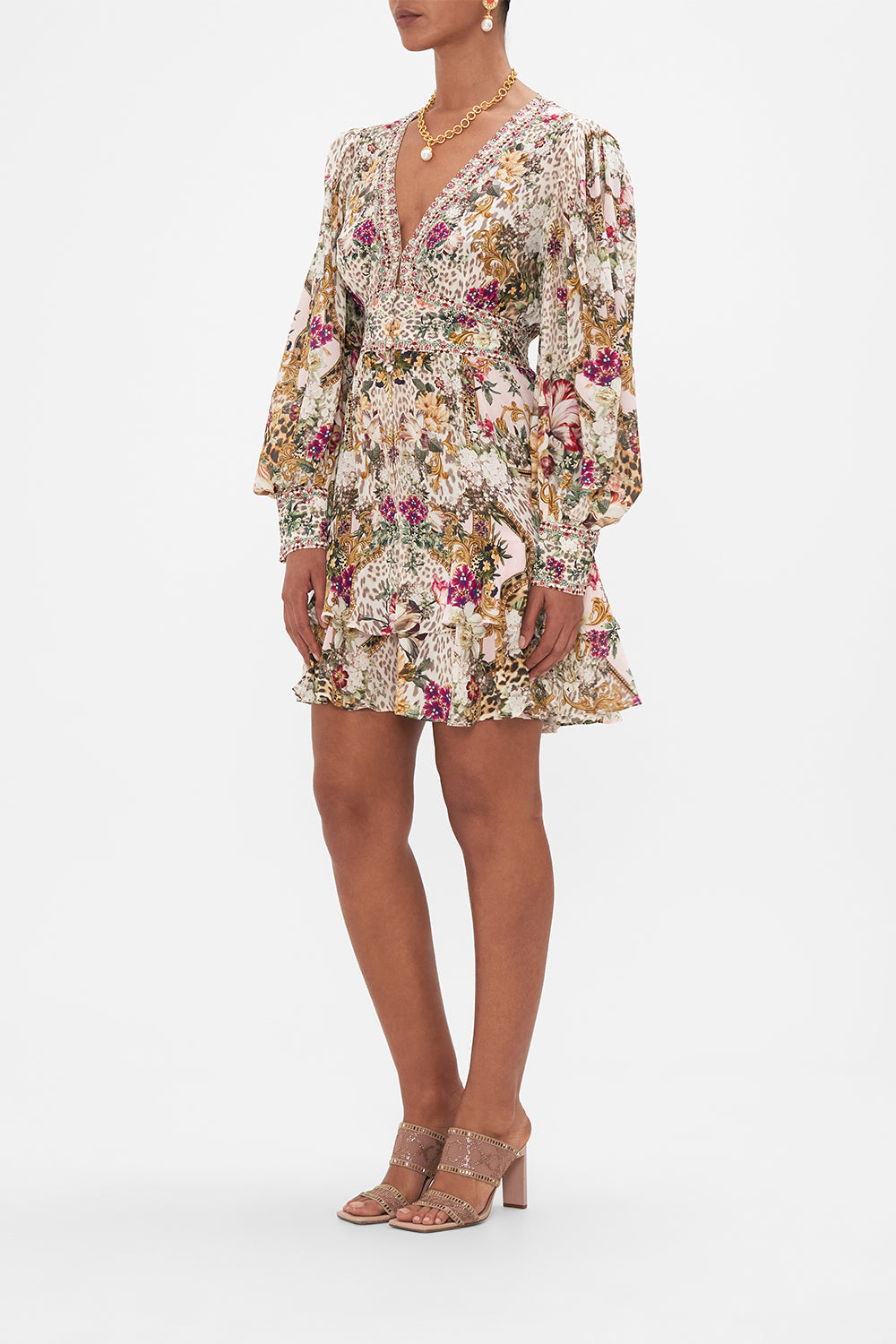 BUTTON FRONT FRILL DRESS BAMBINO BLISS